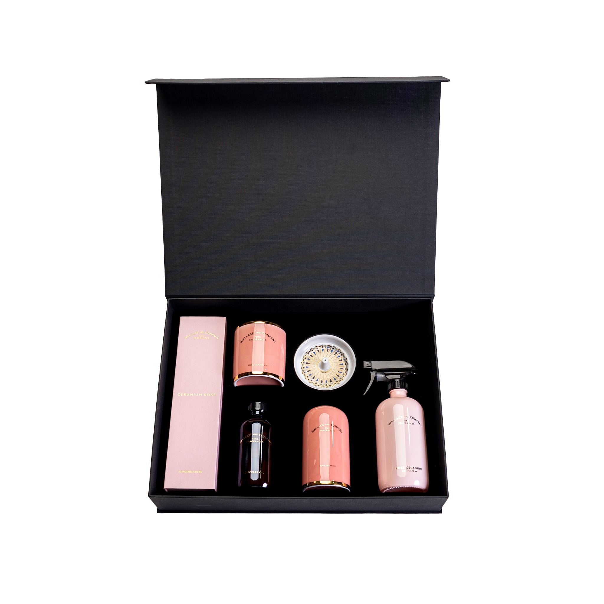 Rose Geranium 4 pcs Luxury Gift Set