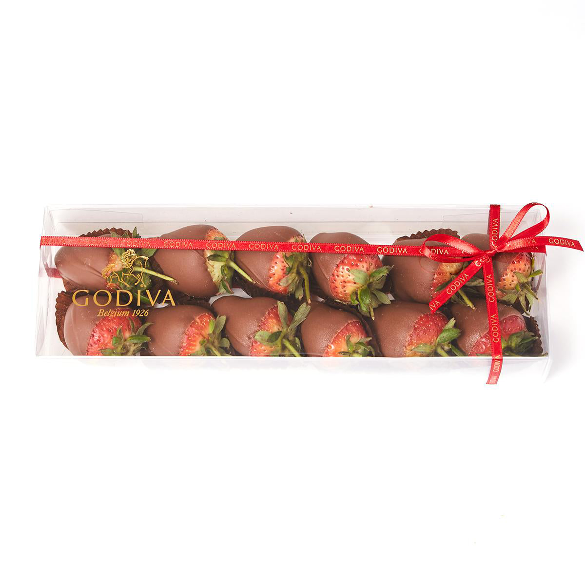 MILK CHOCOLATE DIPPED STRAWBERRIES, 12PCS