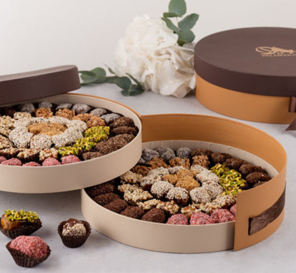 2 KG / Dates-Double layers Round box