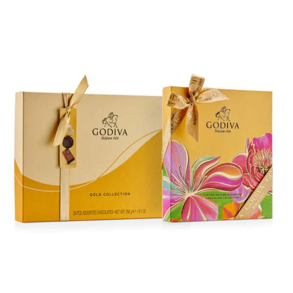 GOLD GIFT BOX 25PC + SUMMER NAPOLITAINS 56PC.