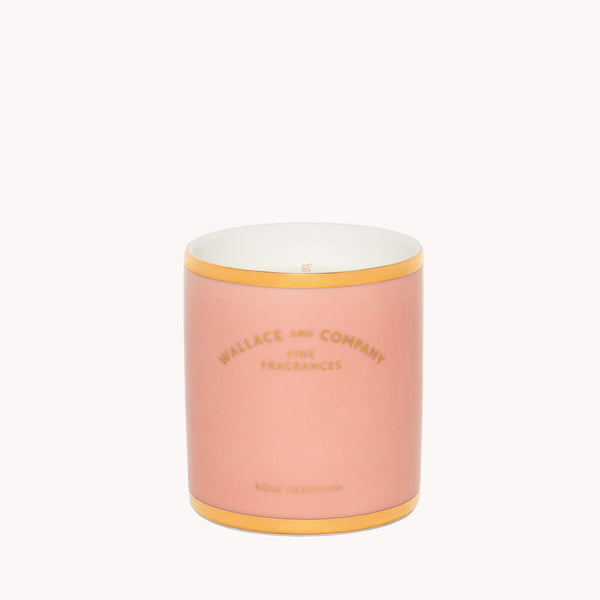 Rose Geranium - Porcelain Candle