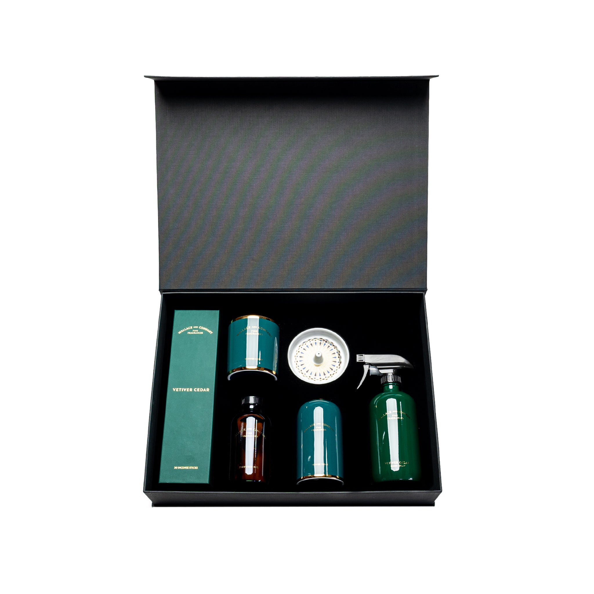 Vetiver Cedar 4pcs Luxury Gift Set
